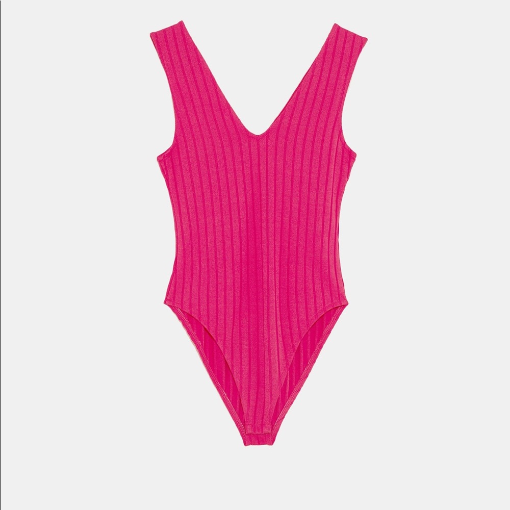 ZARA V-NECK BODYSUIT